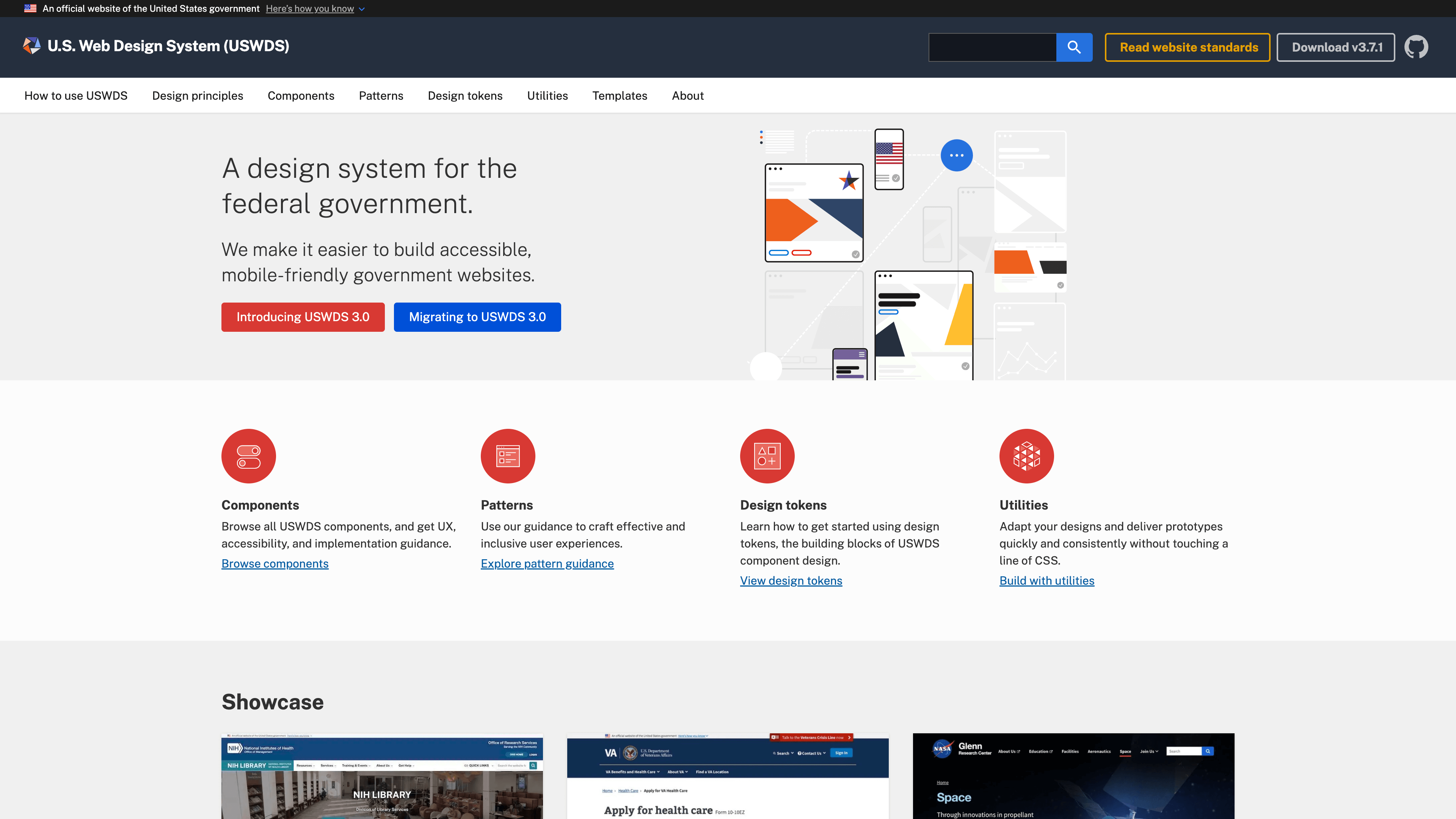 U.S. Web Design System | DesignSystemHunt.com