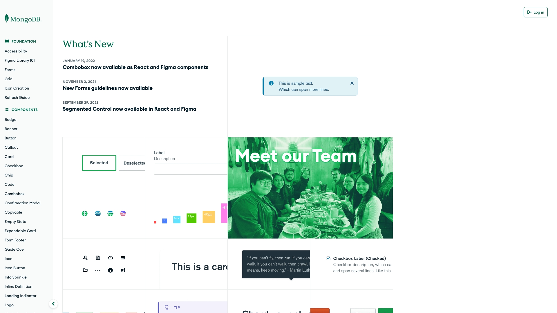 MongoDB Design System | DesignSystemHunt.com