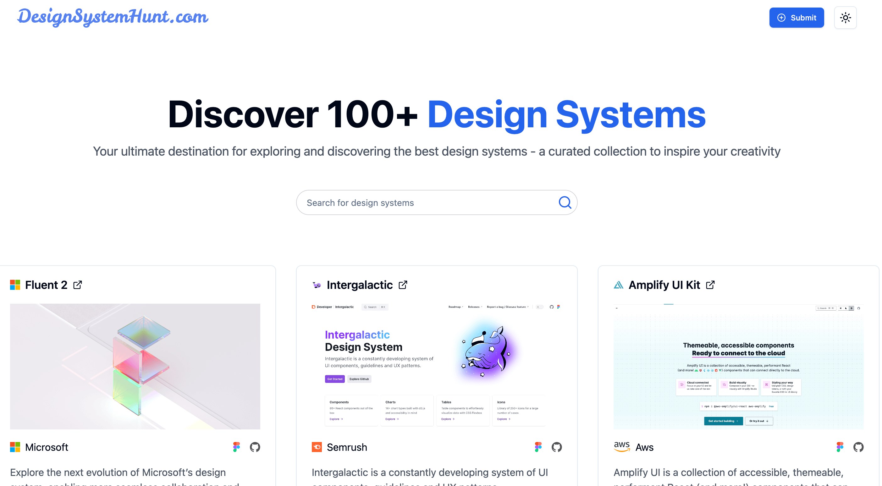 Explore the Best Design Systems (Website)